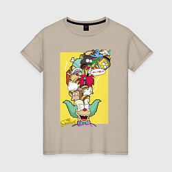 Женская футболка Симпсоны - Красти