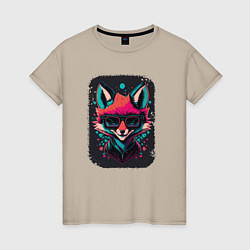 Женская футболка Playful fox