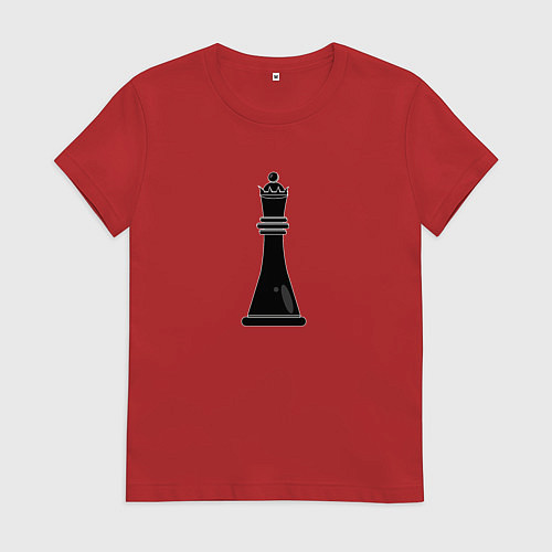 Женская футболка Конечно королева / Красный – фото 1