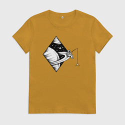 Женская футболка Space fisher