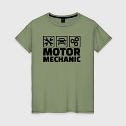 Женская футболка Mechanic