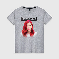 Женская футболка Blackpink Rose