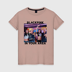 Женская футболка Blackpink HYLT Jennie Lisa Rose Jisoo