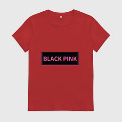 Женская футболка Логотип Блек Пинк