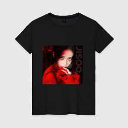 Женская футболка Blackpink Jisoo in red