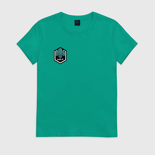 Женская футболка DWG / Зеленый – фото 1