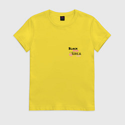 Женская футболка Поцелуйчик Блэк Пинк in you area - мини