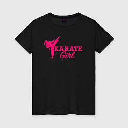 Женская футболка Girl karate