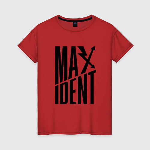 Женская футболка Maxident - black - stray kids / Красный – фото 1