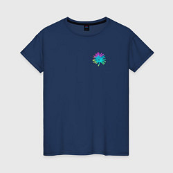 Женская футболка Маленькая неоновая пальма