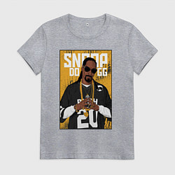 Женская футболка Snoop dogg с цепями