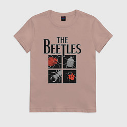 Женская футболка Beetles