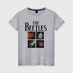 Женская футболка Beetles
