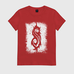 Женская футболка Slipknot logo
