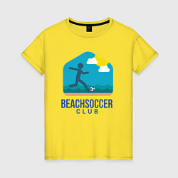 Женская футболка Клуб пляжного футбола