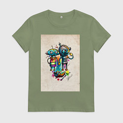 Женская футболка Machinarium