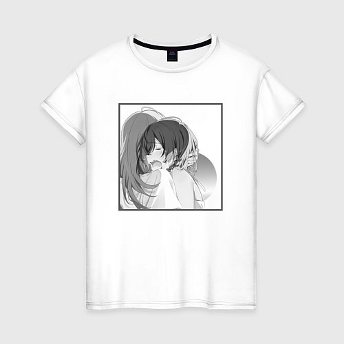Женская футболка Слёзы Кукуру - Акватоп белого песка / Белый – фото 1