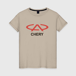 Женская футболка Chery Logo