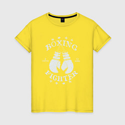 Женская футболка Boxing fighter