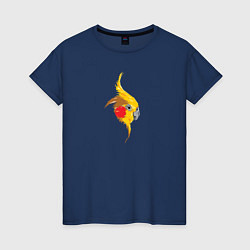 Женская футболка Голова попугая WPAP