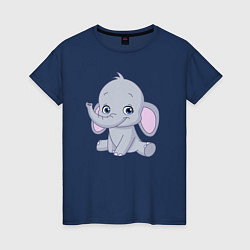 Женская футболка Милый слоненок