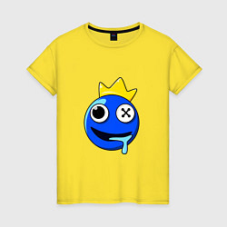 Женская футболка Радужные друзья Синий голова