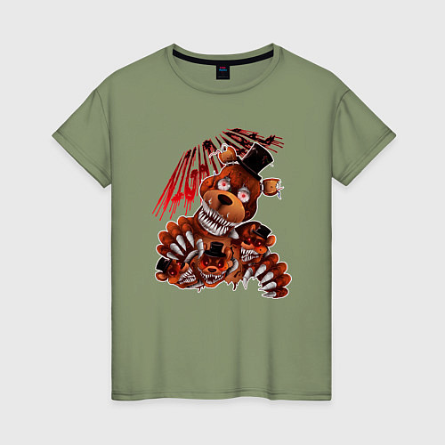 Женская футболка Ночной кошмар Фредди / Авокадо – фото 1