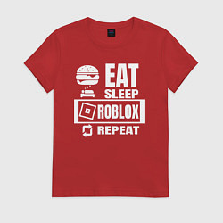 Женская футболка Роблокс на повторе