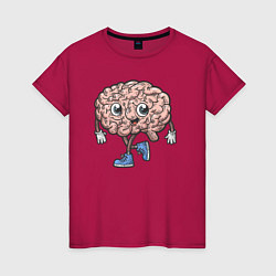 Женская футболка Весёлый мозг