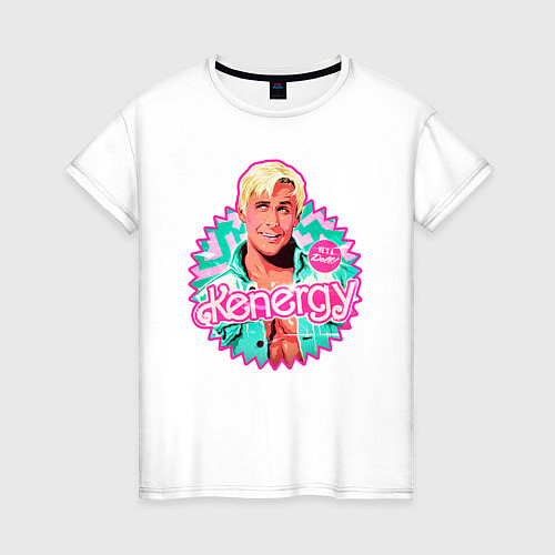 Женская футболка Кен Барби / Белый – фото 1