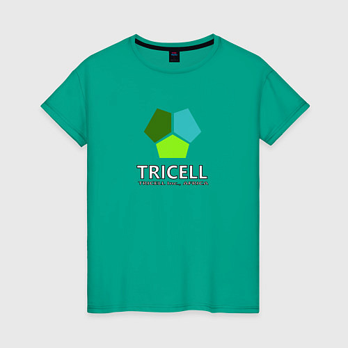 Женская футболка Tricell Inc / Зеленый – фото 1