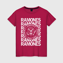 Женская футболка Рамоунз
