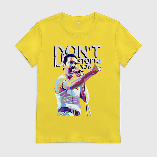 Женская футболка Coloured Freddie / Желтый – фото 1