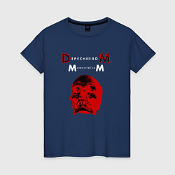 Женская футболка Depeche Mode 2023 Memento Mori - Red Skull 01