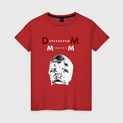 Женская футболка Depeche Mode 2023 Memento Mori - White Skull 01