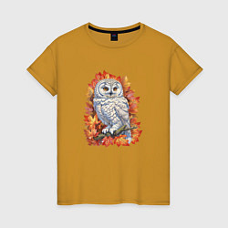 Женская футболка Осенняя сова