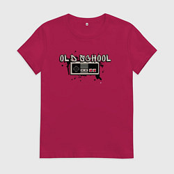 Женская футболка Old school game