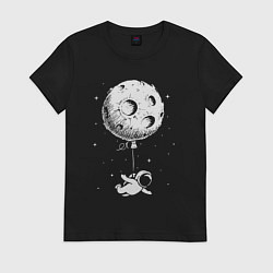 Женская футболка Moon balloon