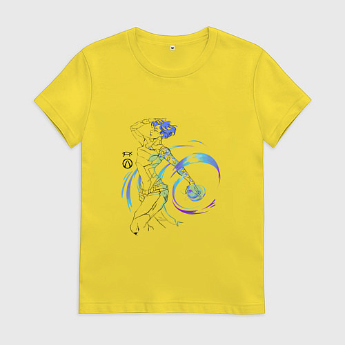 Женская футболка Майя Borderlands / Желтый – фото 1