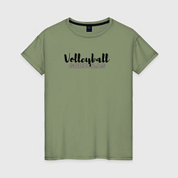 Женская футболка Горилла волейбол