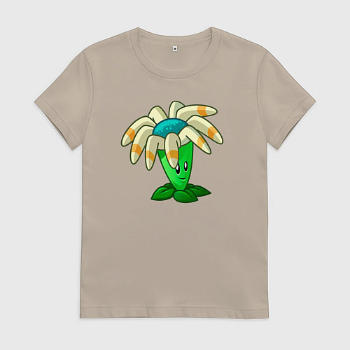 Женская футболка Цветущий бумеранг / Миндальный – фото 1