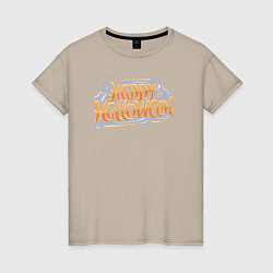 Женская футболка Счастливый хэллоуин