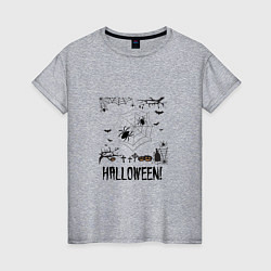 Женская футболка Хэллоуин в конце октября