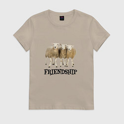 Женская футболка Дружба на все времена