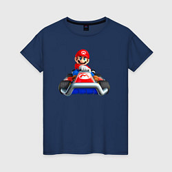 Женская футболка Марио гоняет