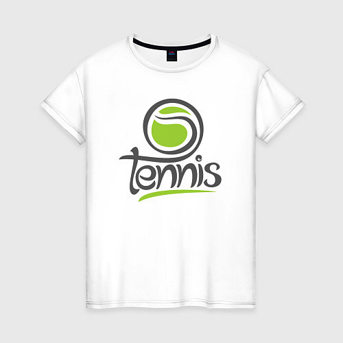 Женская футболка Tennis ball / Белый – фото 1