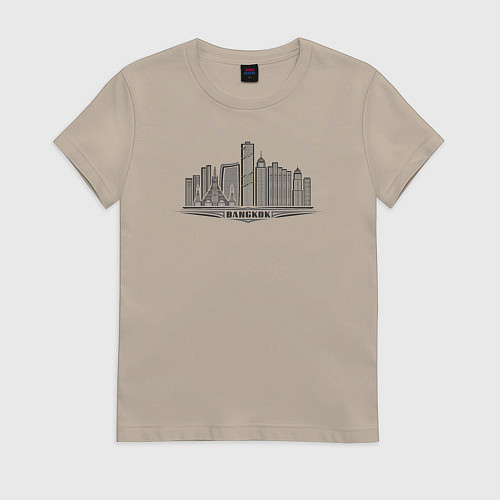 Женская футболка Бангкок / Миндальный – фото 1