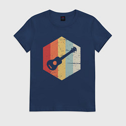 Женская футболка Гитарка