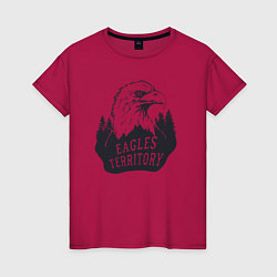 Женская футболка Территория орлов
