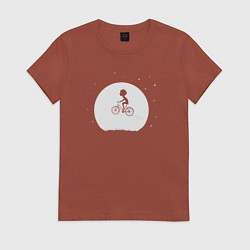 Женская футболка Bicycle boy